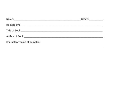 Pumpkin Form
